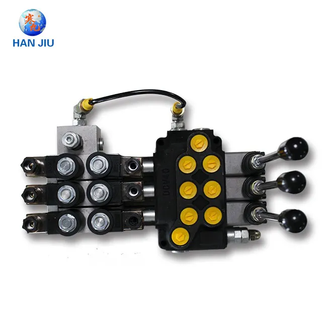 

11 GPM, 3 Spool, 3625 Max PSI, 12V DC Hydraulic Monoblock Solenoid Directional Control Valve