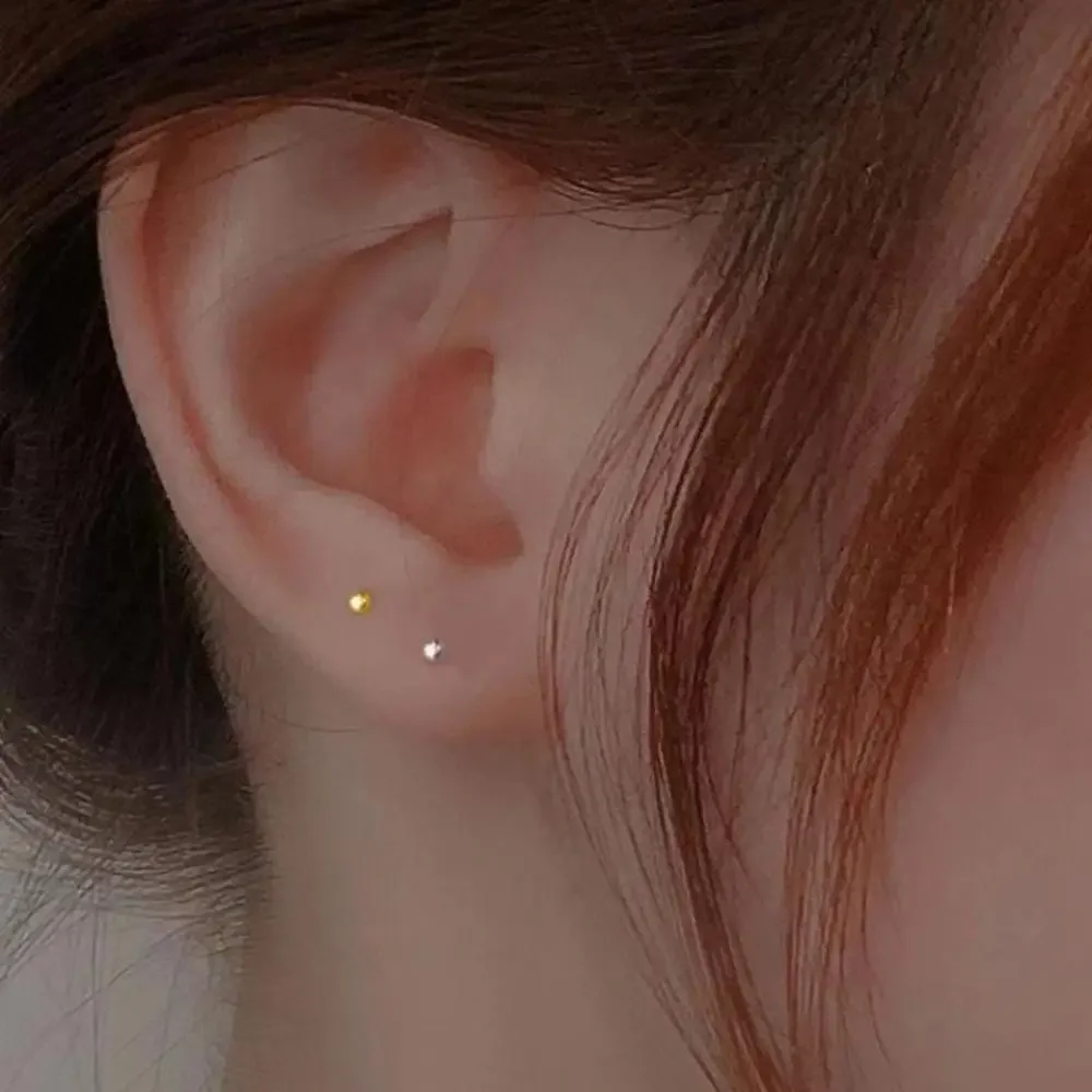 2025 New Small Ball Earrings Female Trendy Simple and Cute Sleeping Without Wearing Teen Ear Pierced Jewelry for Women 5