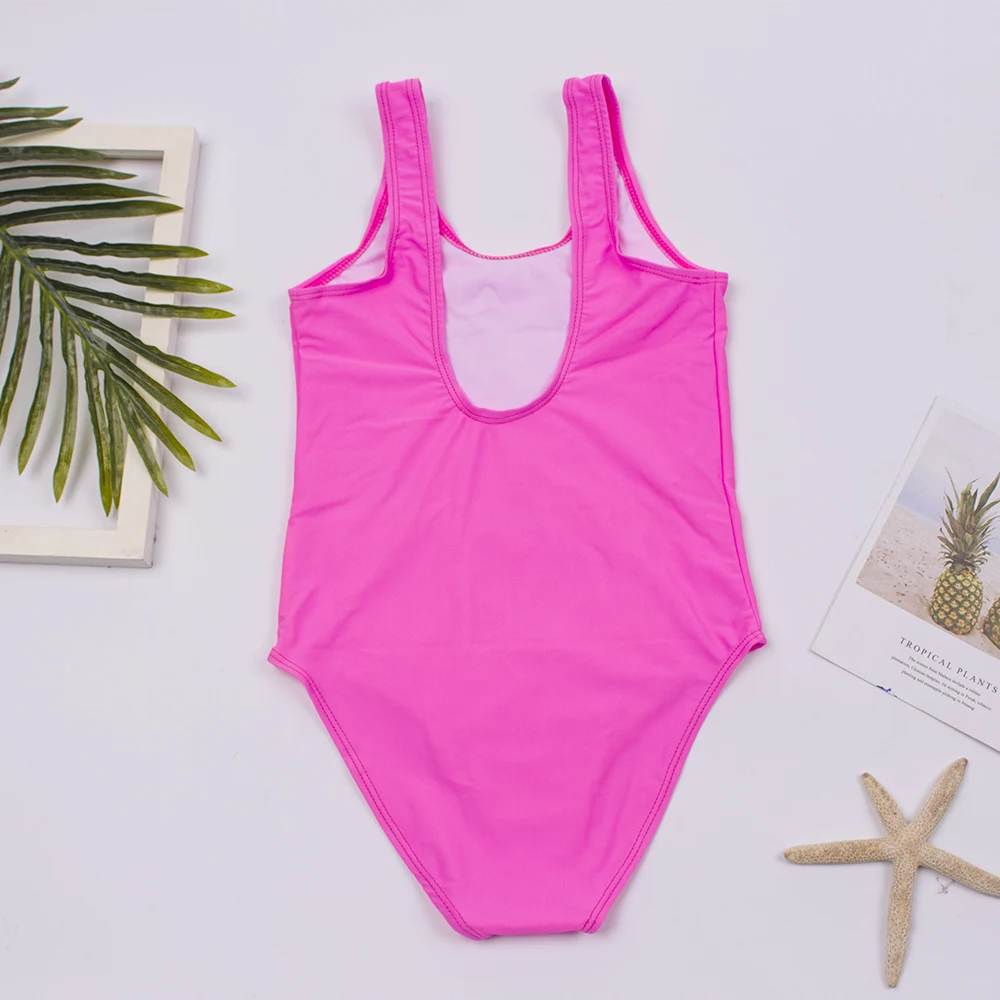 Kids Girls Swimsuit Swimwear Print Children Swimming Suit 5-14 Years Baby Monokini Bathing Suit