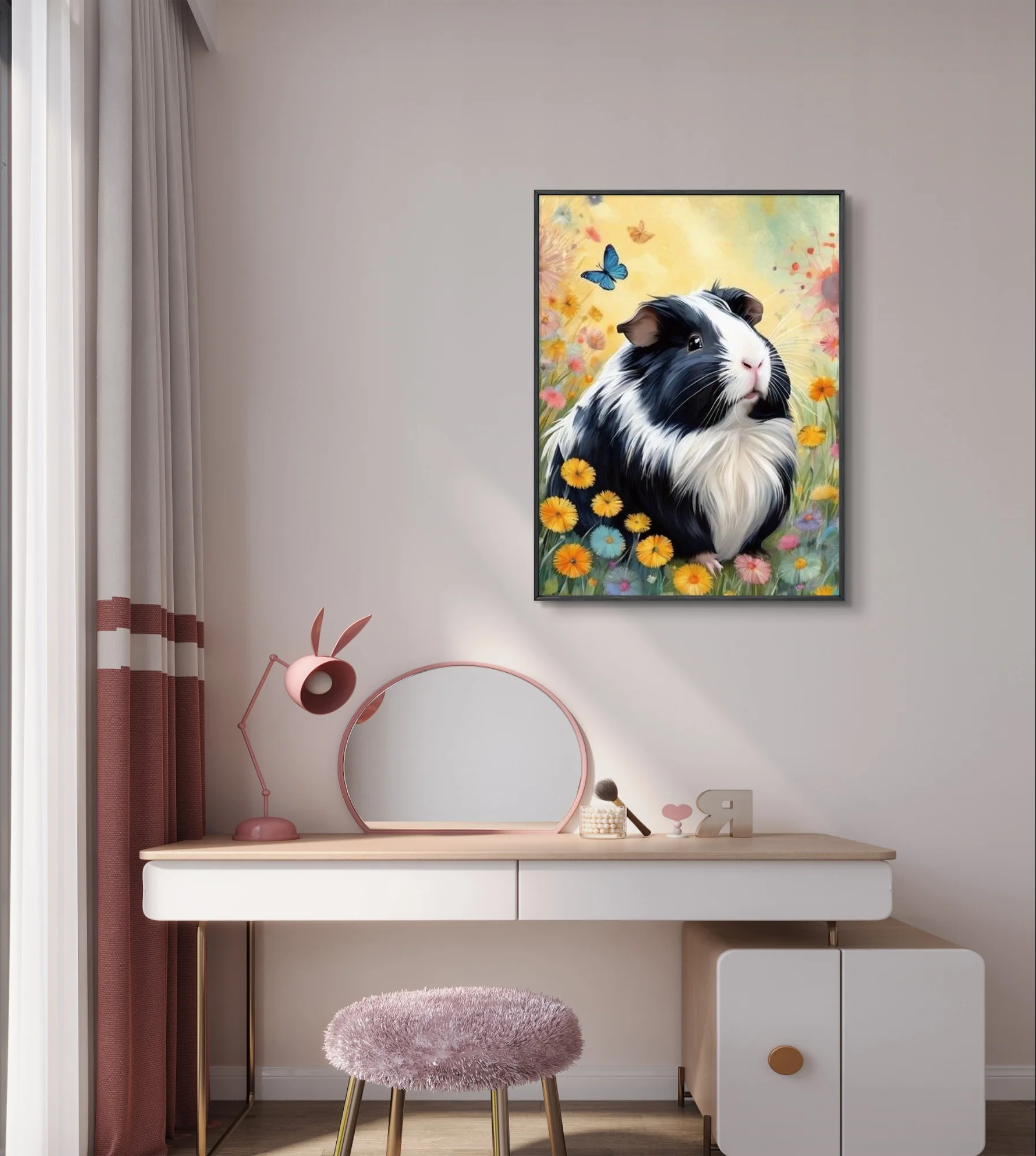 Guinea Pig 5D Diamond Painting Cartoon Mouse Diy Diamond Embroidery Cross Stitch Living Room Bedroom Wall Decor Children's Hand