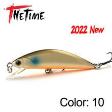  TheTime Sweet55 Sinking Minnow Fishing Lure 55mm/4.5g Jerkbait Artificial Plastic Wobblers Hard Lure Baits Pesca For Trout Bass 