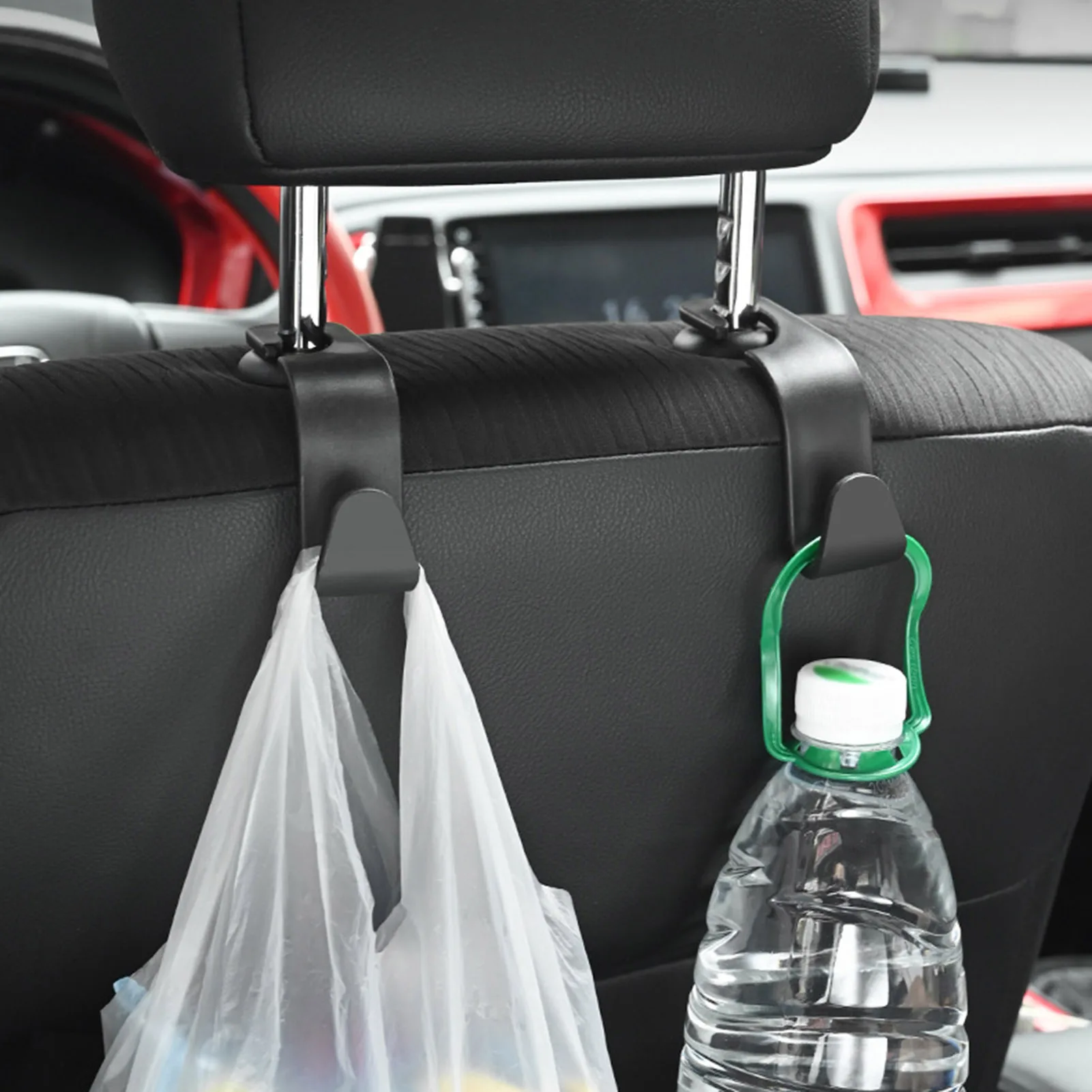 2x Auto Car Seat Headrest Rack Hanger Bag Organizer Hard Hat Hook Helmet  Holder