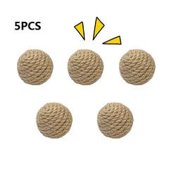 Interactive Handmade Cat Sounding and Scratching Balls - Set of 5 (5pcs)