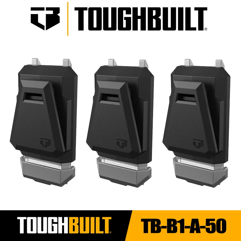 TOUGHBUILT TB-B1-A-50 StackTech Plastic/Metal Tool Holder Stackable Toolbox Expansion Fastener Tool Box Accessories tool organizer tool box organizer tool box