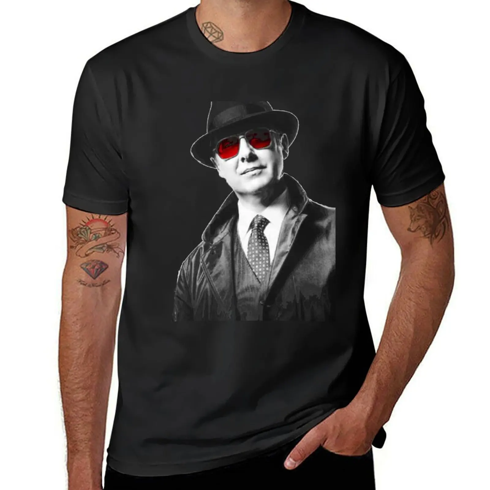 

Raymond Red Glasses T-Shirt hippie clothes for a boy plain mens vintage t shirts