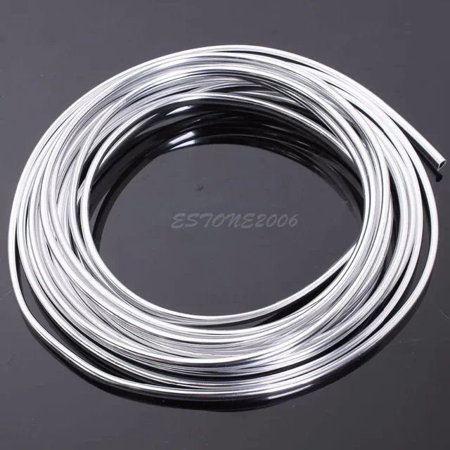 New 12M Moulding Trim Strip Car Door Scratch Guard Protector Cove 4
