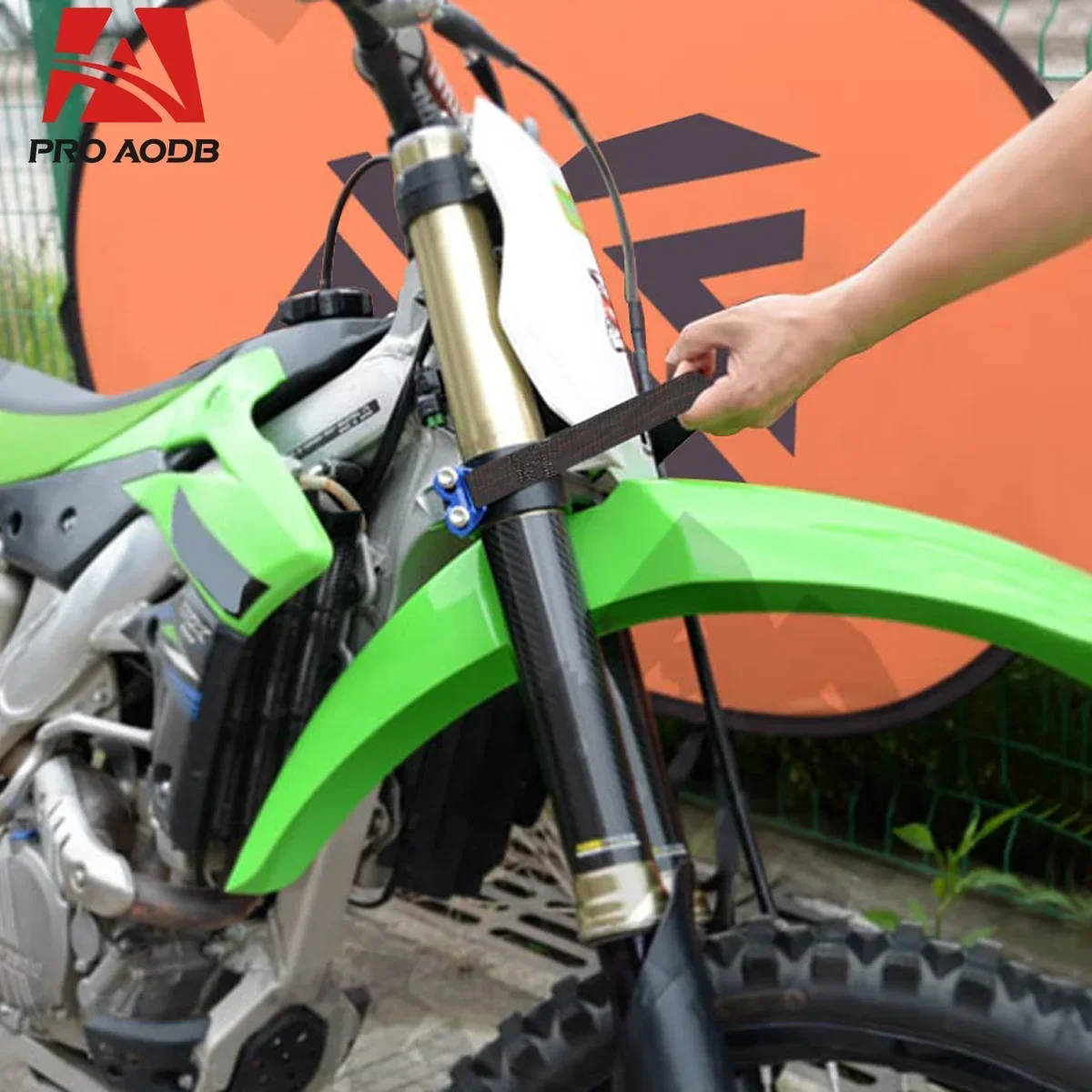 CNC HONDA Front Rear Rescue Strap Sling Pull Belt YAMAHA KAWASAKI CR CRF XR YZ WR WRF KXF KLX 85 125 150 250 450 R RX F