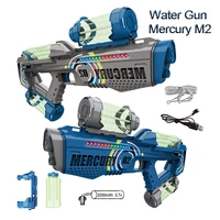 Children Electric Water Gun Summer Kids Outdoor Toy Water Gun Fully Automatic High Capacity Lighting Water Playing Toy for Kids 1