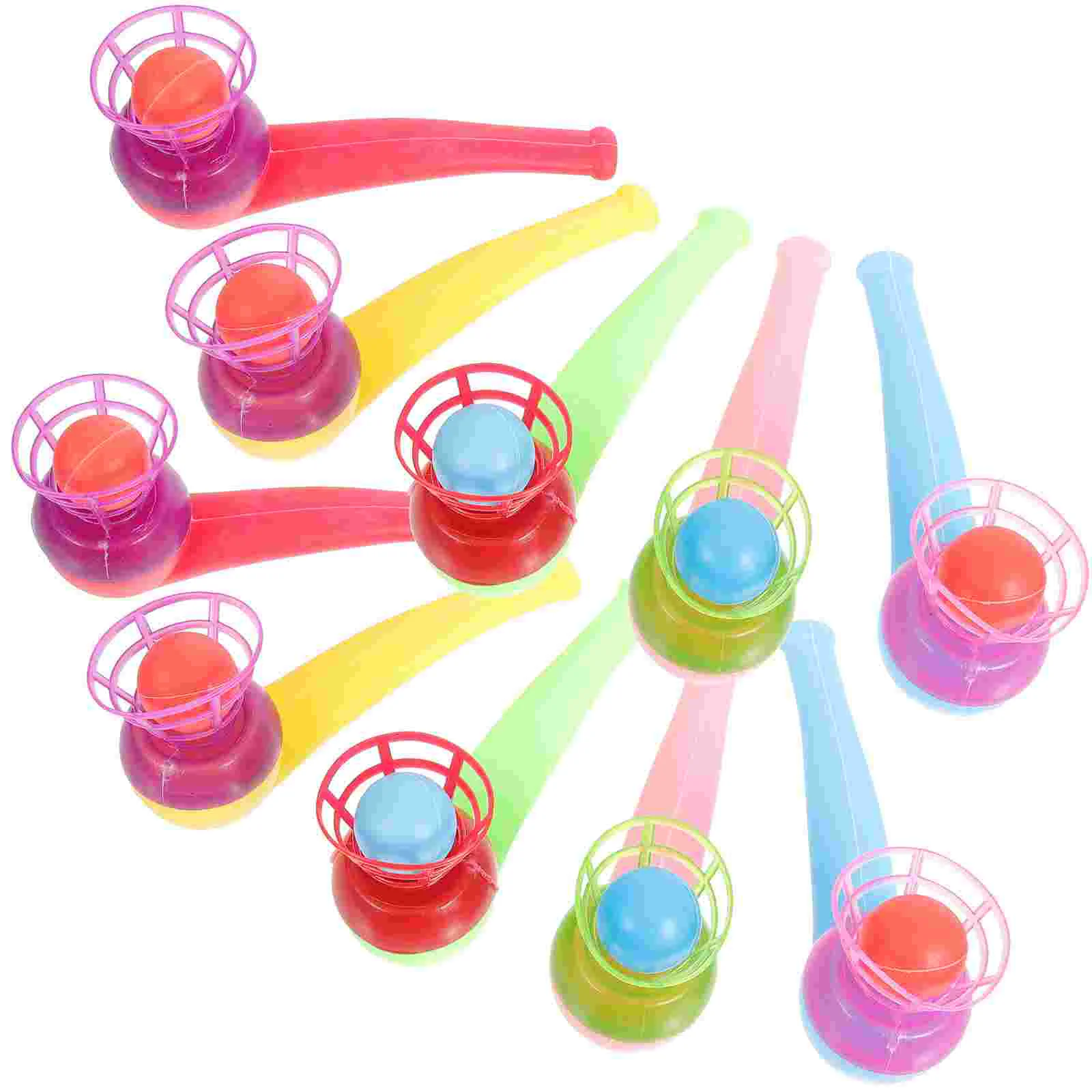 

Floating Blow Pipe Balls Game Funny Blowing Ball Toys Balance Whistles Childhood Party Favors