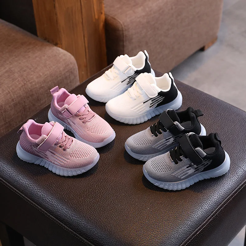 Spring Sneakers Kids New Fashion Simple Girl Shoes Comfort Soft