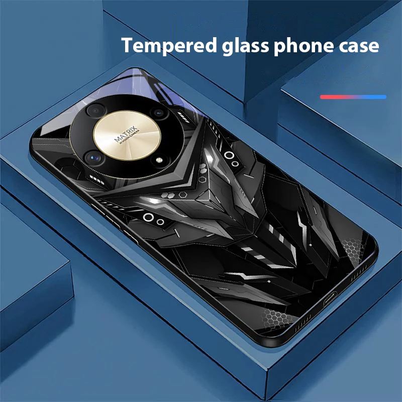 Creative Mech For Honor Magic Tempered Glass Phone Case - Sleek & Durable Protection