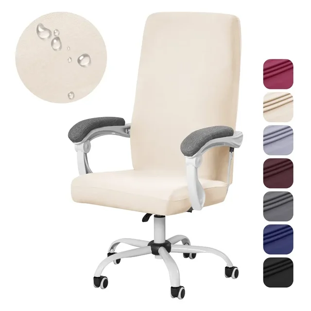 1pc Water Repellent Office Chair Cover Stretch Spandex Cloth Computer Seat Cover Slipcover Universal Gaming Chair Covers 1