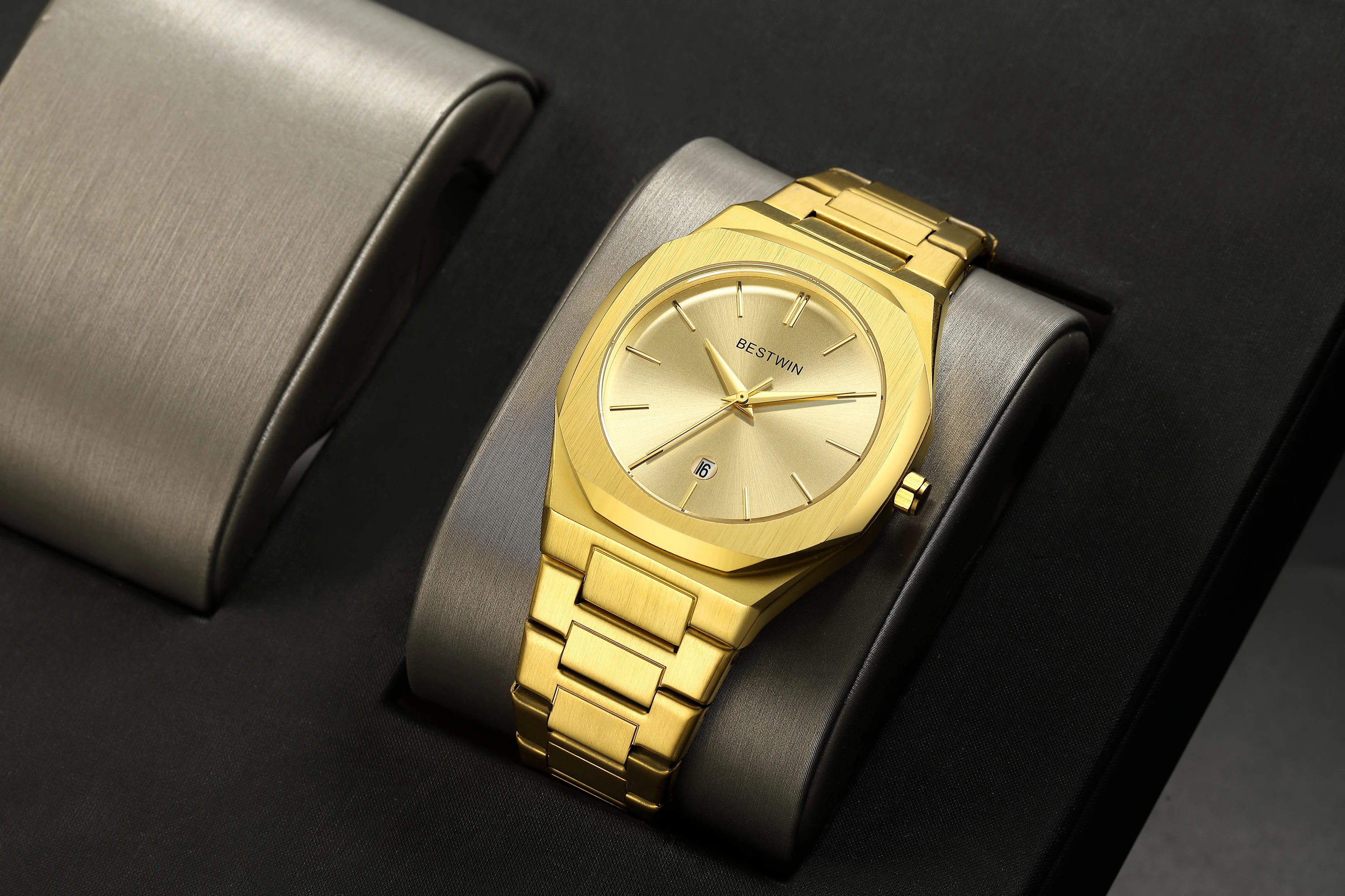 2023 movement Watches Mens Countdown Wristwatch 3Bar Waterproof  Date Week Clock