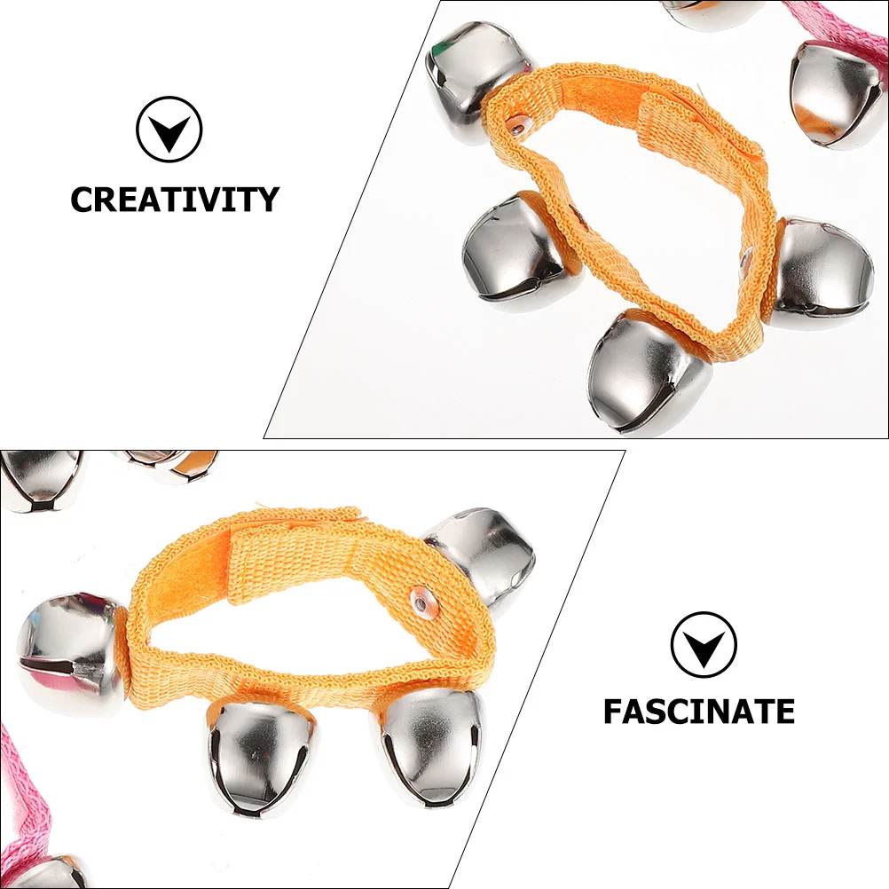 Children Wrist Bells Orff Rattle Children&rsquo;s Toys Cheering Props Multicolor Wristband