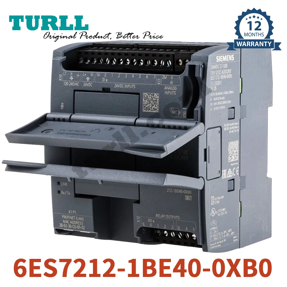 Automate Programmable Siemens SIMATIC S7-1200 - CPU 1212C - Réf. 6ES7212-1AE40-0XB0 - Neuf