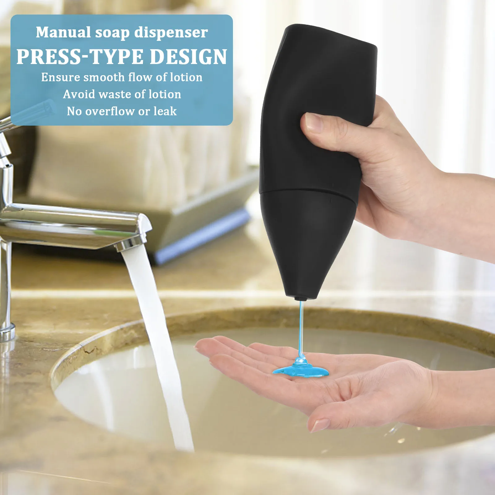 Silicone Refillable Dish Soap Squeeze Bottle