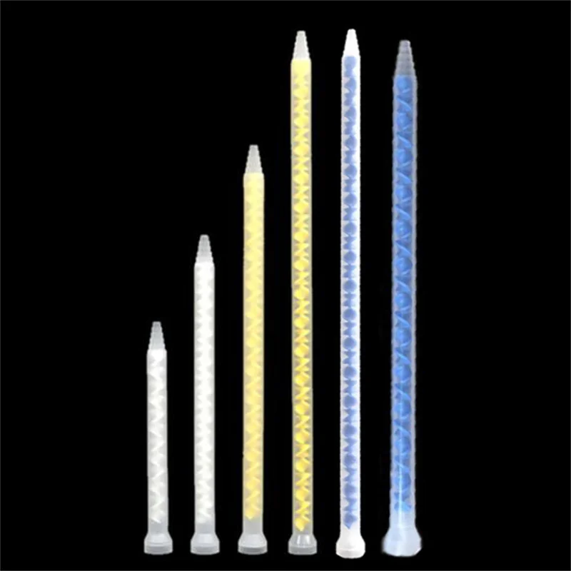 10pcsABGlueMixingNozzleMSMC1012182432StaticMixerMixing