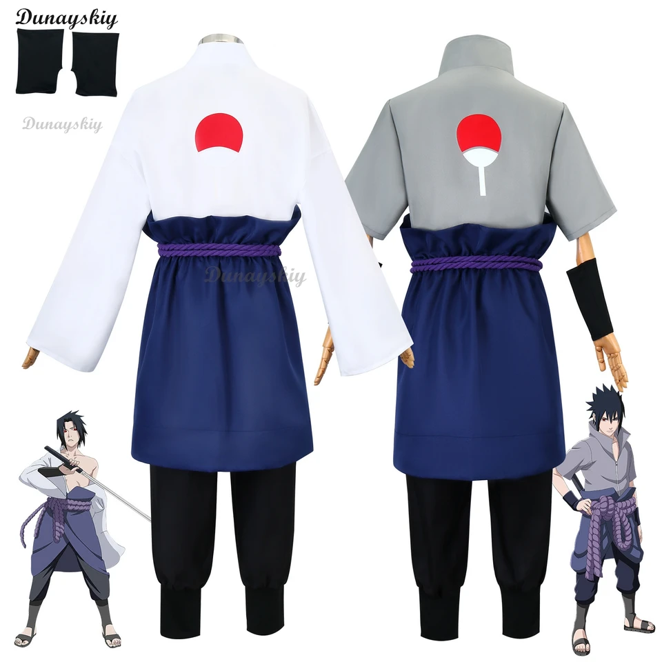 Anime Uchiha Sasuke Cosplay Outfit Halloween Costume Wig Party Role Play  Uniform Comic Clothes Outfit Customized - AliExpress, image size:960x960