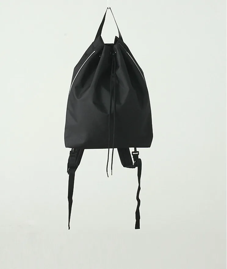 Korean multi-function Drawstring Bucket bag for women Backpack Large capacity Waterproof nylon Backpacks travel Shoulder Bags 3