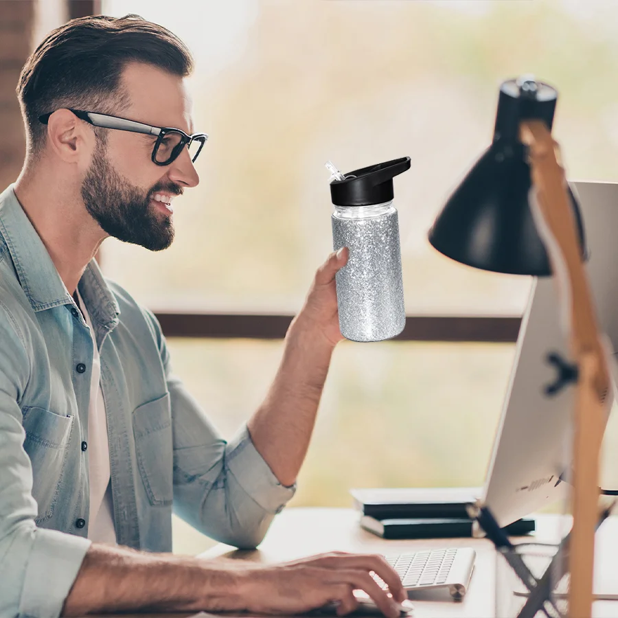 8-Pack 10oz Reusable Water Bottles - view 5