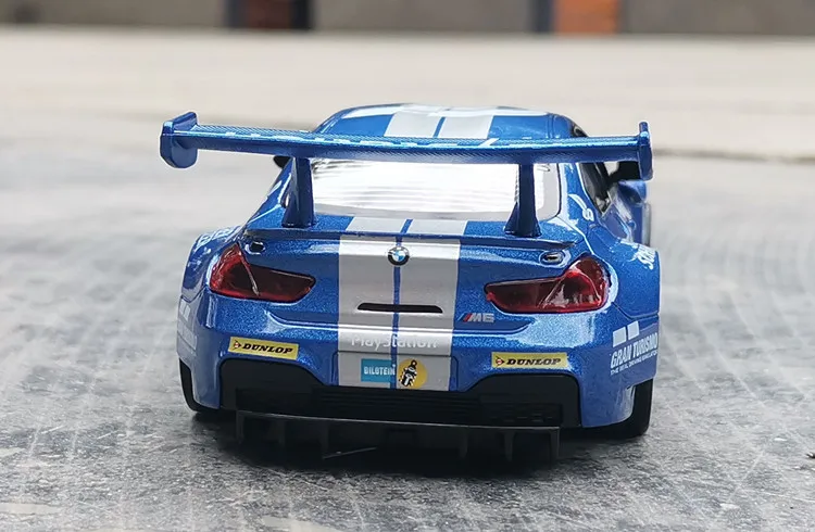 1:32 BMW M6 GT3 Rally Car Alloy Model Car Diecast Sound Light Car
