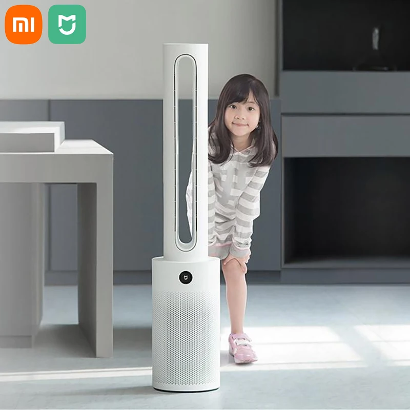 XIAOMI MIJIA Intelligent Bladeless Purification Fan Floor Tower Fan Air  Circulation Fan Home Purification Air Low Noise Fan - AliExpress