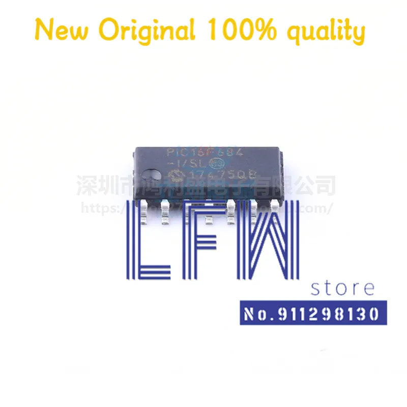 

5pcs/lot PIC16F684-I/SL PIC16F684 16F684 SOIC-14 Chipset 100% New&Original In Stock