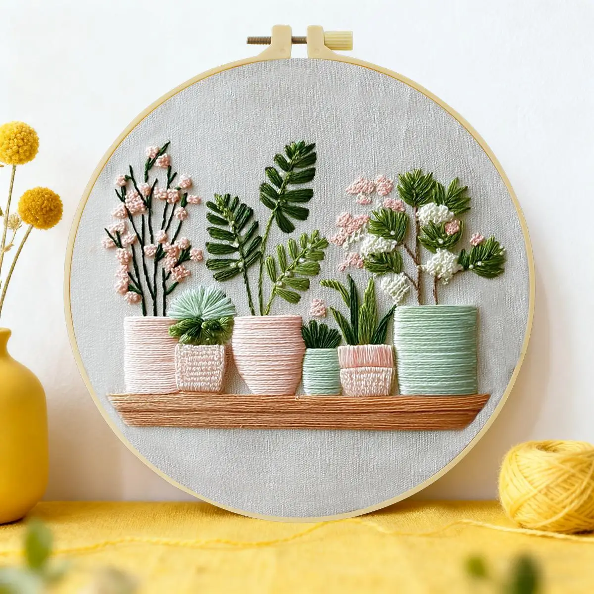 1 Stück 20X20CM/15X15CM 7,87/6,3 Zoll Tier - Fuchs Stickerei Starter-Kit DIY-Kit DIY-Stickerei-Set Handarbeiten Malerei