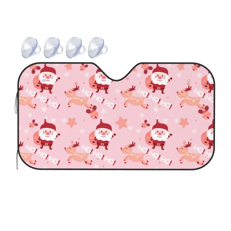 

Рождественский автомобильный солнцезащитный козырек на лобовое стекло для защиты от солнца