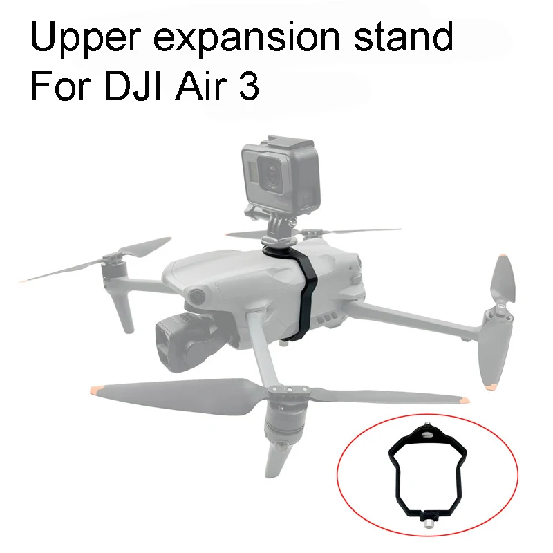 

For DJI Air 3 Top Expansion Stand Transfer Go Pro Panoramic Action Camera Fill Light For DJI Air 3 Shooting Extension Mount