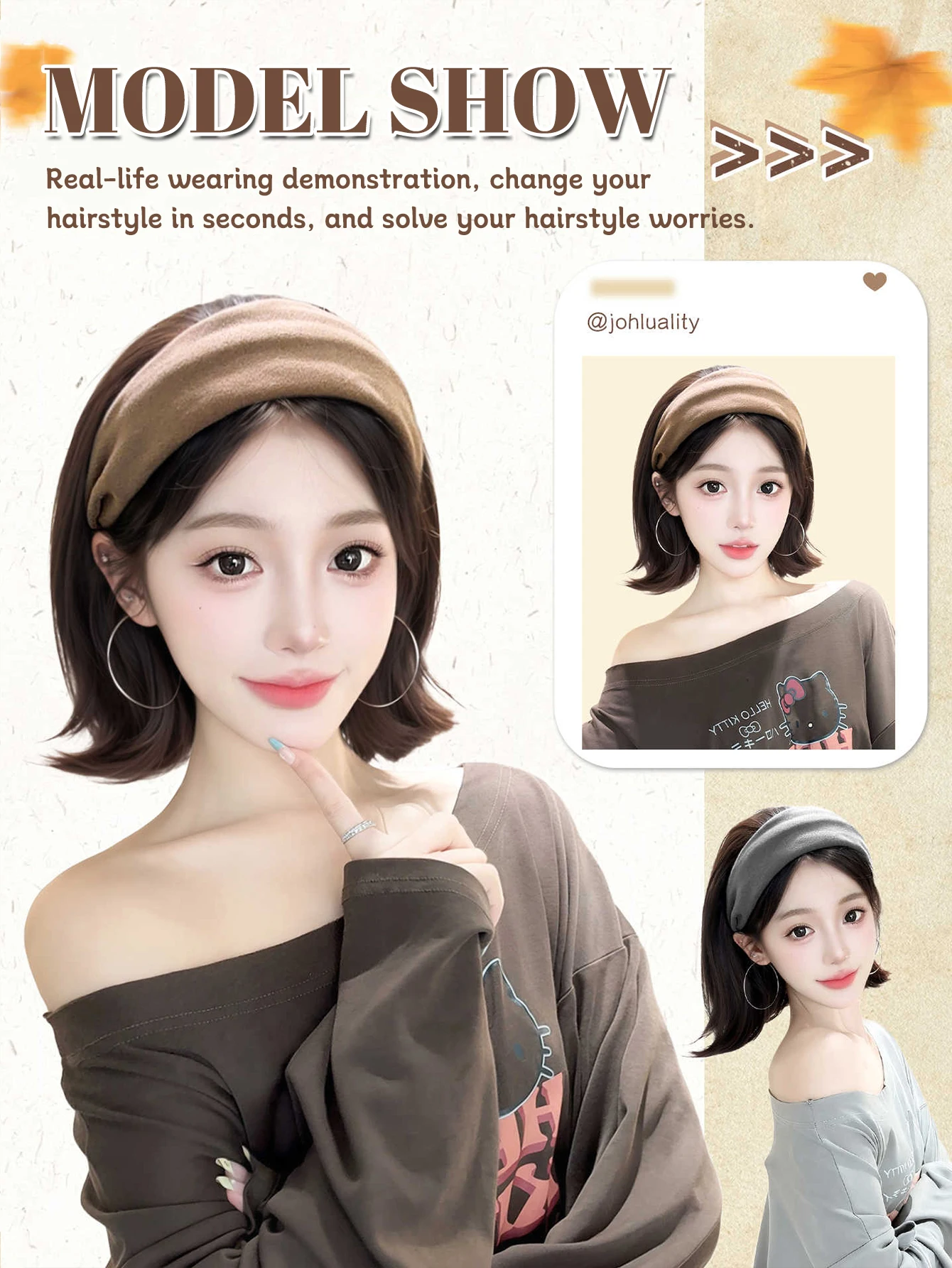 Synthetic Hair Short Straight Bob Wig for Women