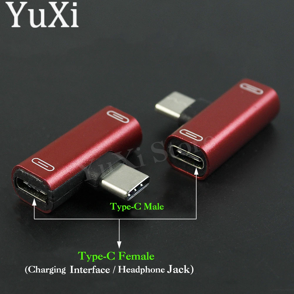 Dual Type-C Adapter & Charger with Multifunctional Earphone Converter
