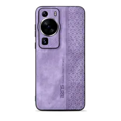Ultrathin Leather Cube Pattern Shockproof Phone Case for Nova 11SE (PURPLE)