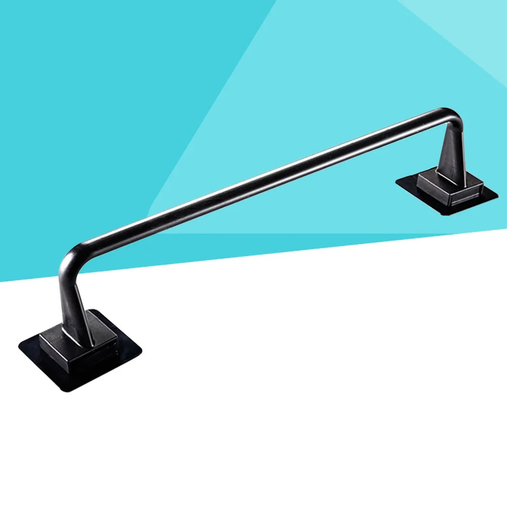 

34 Cm No Punch Towel Rack Drill Holder Heavy Duty Bar Single Pot Cover Hanging Sleek Body