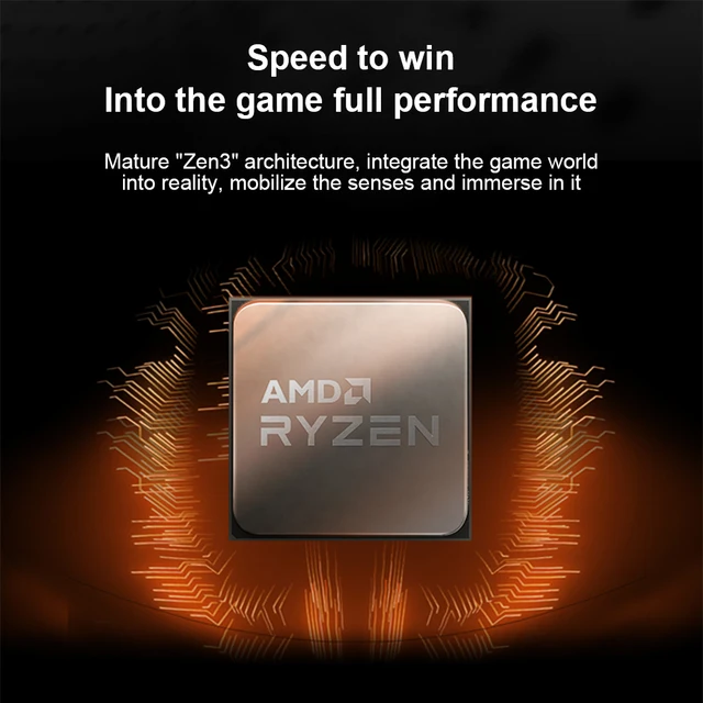 AMD New Ryzen 7 5700X R7 5700X 3.4GHz 8 Core 16 Thread CPU Processor 7NM L3=32M 100-000000926 Socket AMD AM4 Gaming processador 3