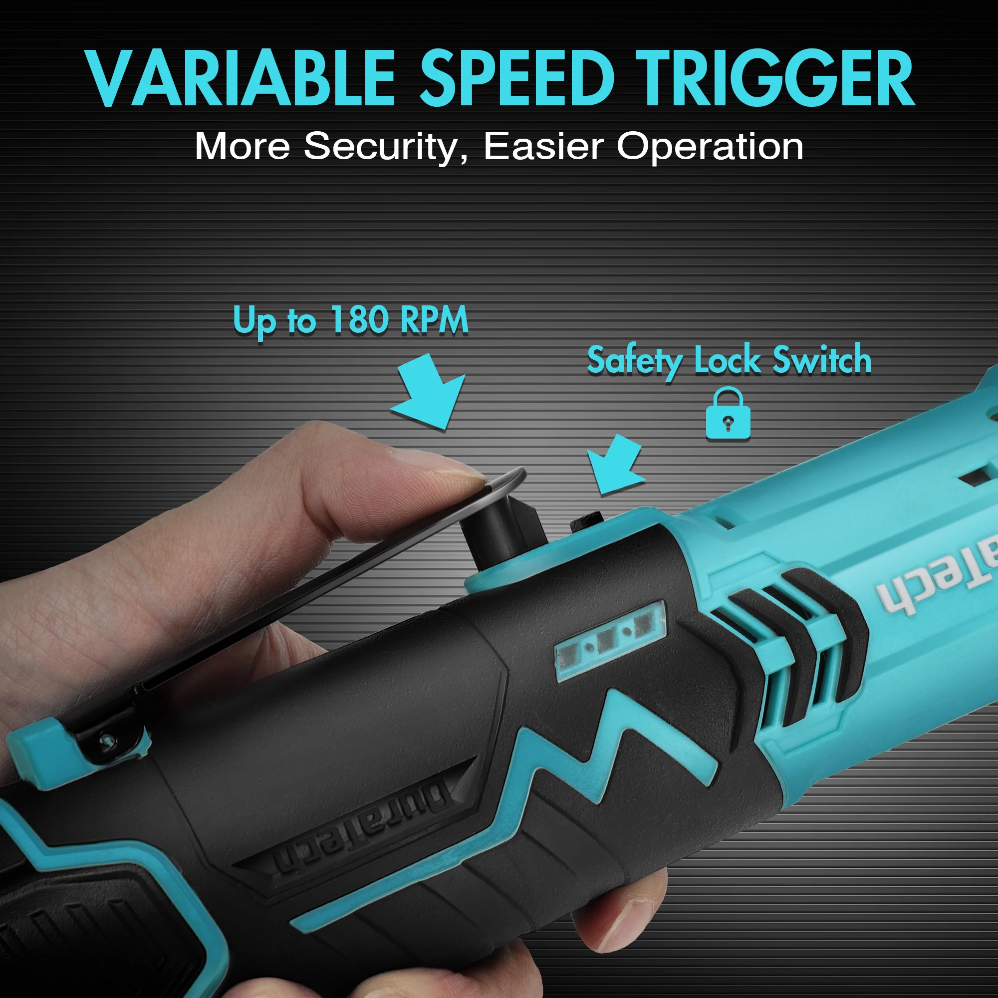 Cordless Electric Ratchet Wrench Set 12V Power Tool