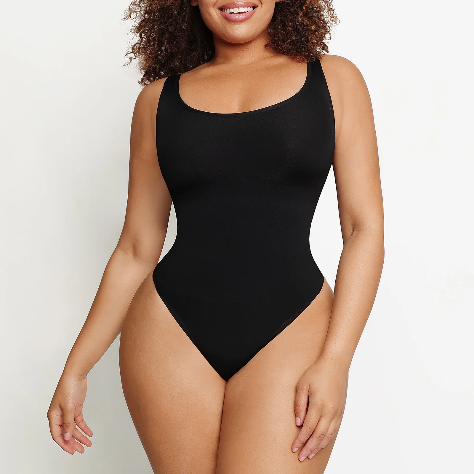 Skim Bodysuit Shapewear Thong Women Full Body Shaper Bellacurve