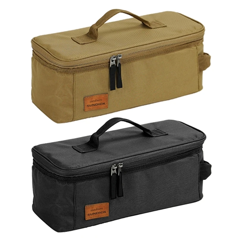 Cooking Utensil Organizers Bag Pouches Camping Travel Storage Bag Picnic Hiking Outdoor Camping Utensil Set Cooker Storage