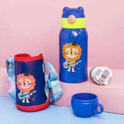 300ml Baby Feeding Cup Stainless Steel Milk Thermos for Children Insulated hot  water Bottle leak-poof thermal Cup - AliExpress