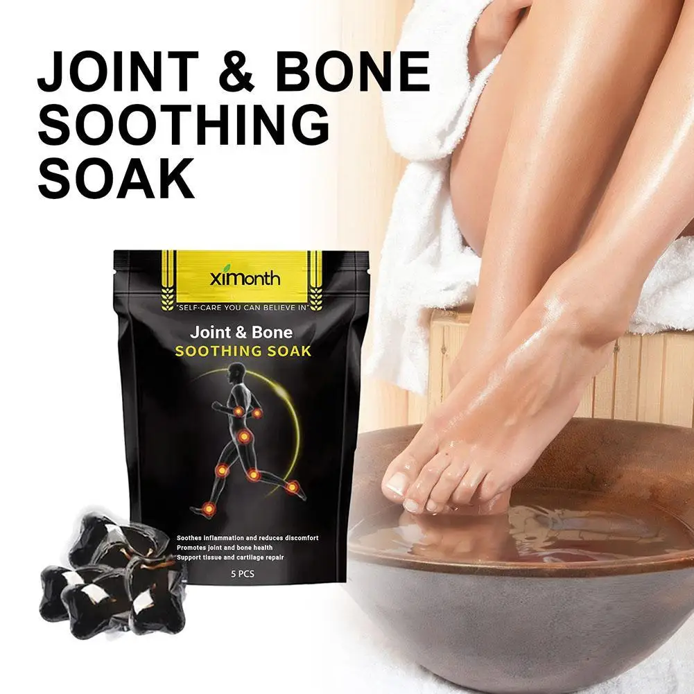 

5pcs Joint Bone Therapeutic Foot Soak Gel Detox Capsule Cleansing Soak Beads Body Toxins Remove Feet Spa Relax Massage Soak Gel