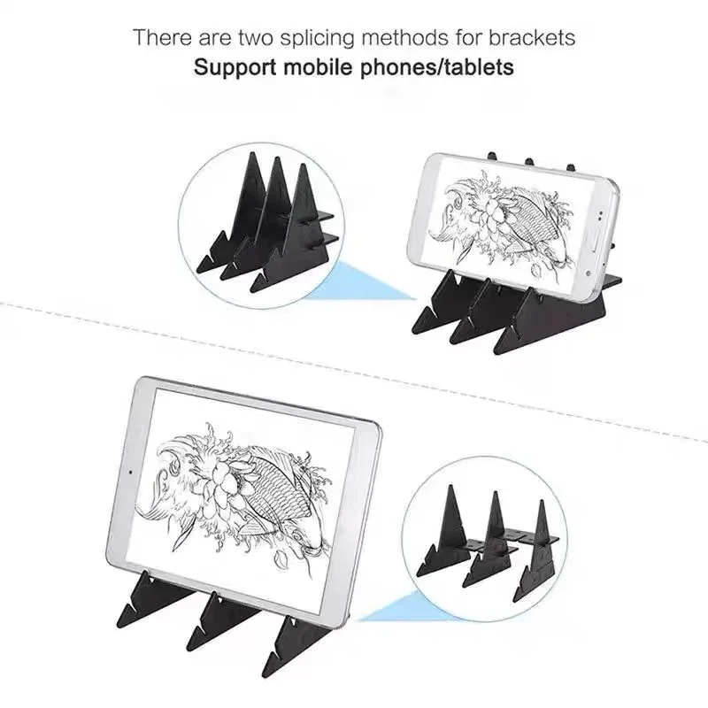 Portable Optical Drawing Copying Board with Projection Screen for Mobile Tablet