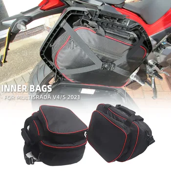 PER Ducati Multistrada V4 S 2021 Borse interne per borse laterali in plastica Custodie Accessori moto MULTISTRADA v4