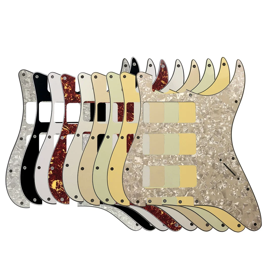 5 Pezzi Parti Di Chitarra Di Grande Qualità 3 Battipenna Per Chitarra Strat P90 Nessun Foro Di Controllo Per Us 11 Fori Per Viti Strat 3 Humbuckers P9