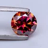 Moissanite Stone Round Cut Watermelon Red Color Lab Created Diamond Gemstone Beads for DIY Jewelry Making with GRA Certificate 5