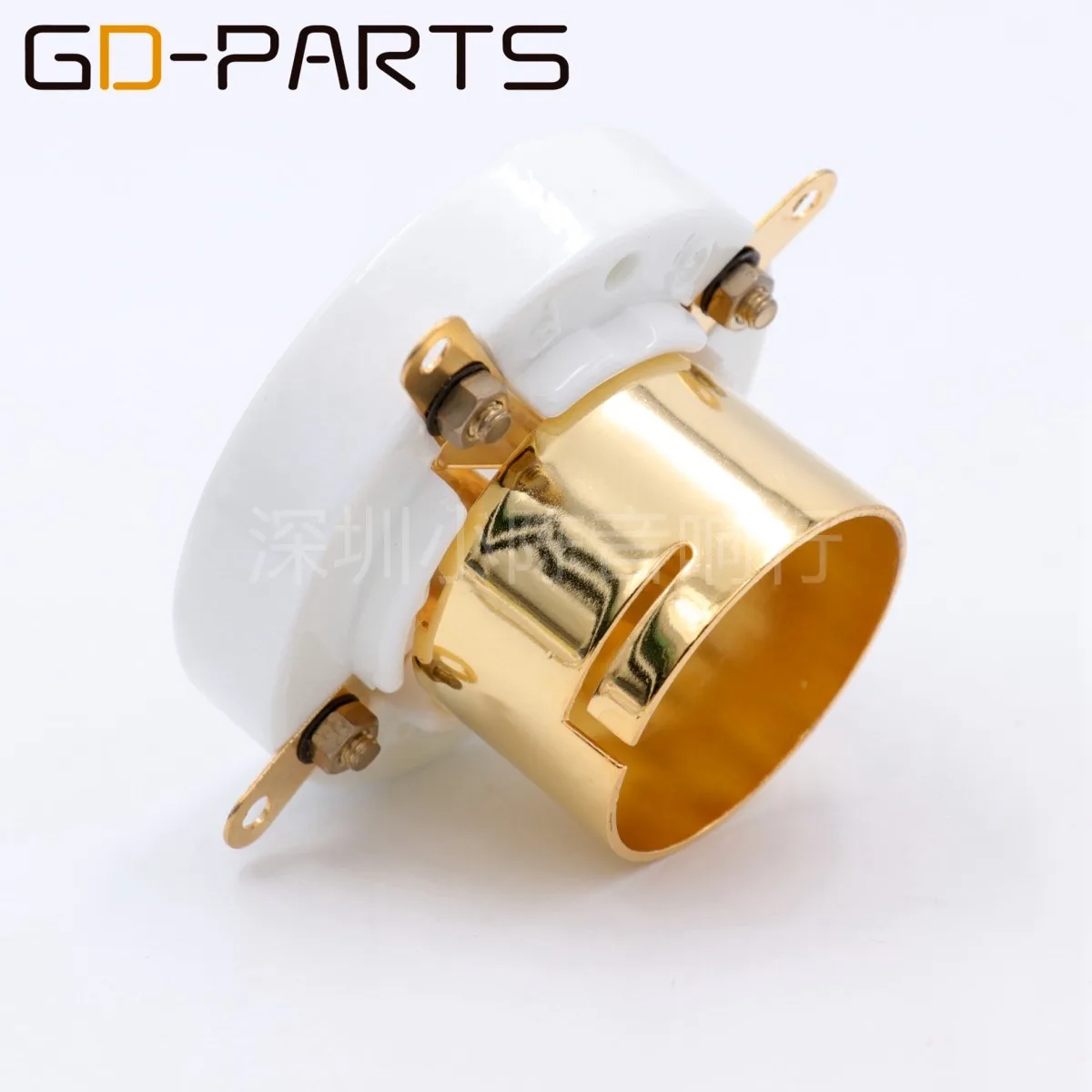 GZC4-3B-G large 4-hole tube seat vacuum tube socket gold-plated four-hole suitable for 805 845 211 FU-5 tube 5