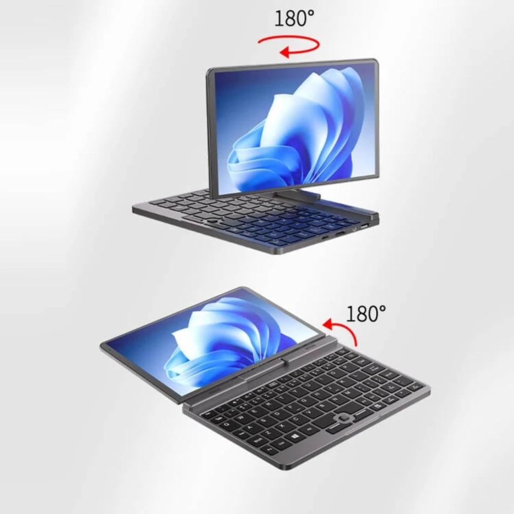 CRELANDER P8 Mini Gaming Laptop 8 Inch Touch Screen Intel Alder Lake N100 12GB DDR5 Windows 11 WiFi 6 Small Pocket Laptop 4