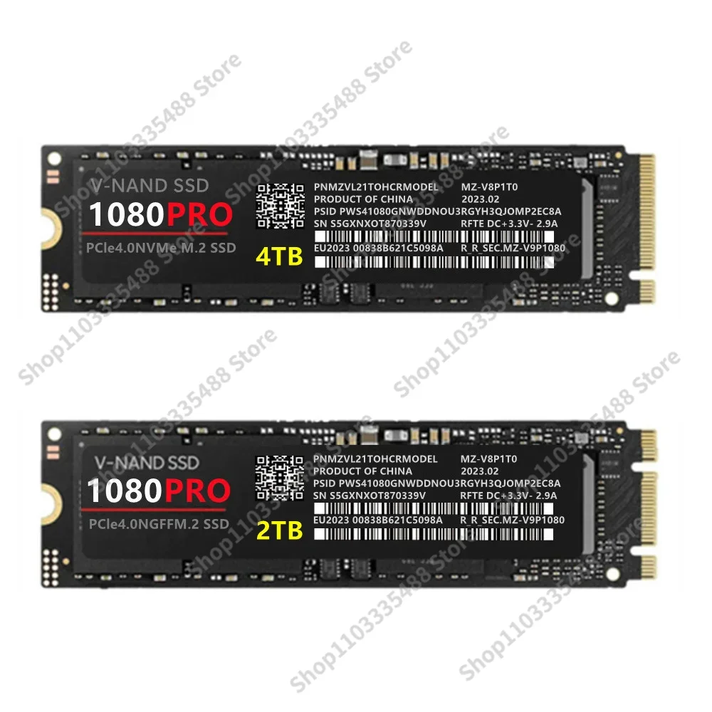 Ʈ MLC PS5 PS4 ǻͿ  ָ Ʈ ϵ ̺,  1080 PRO PCIe 5.0 NVMe 4.0 M.2 2280, 1TB, 2TB, 4TB SSD, ǰ