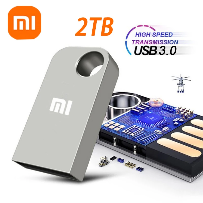 Xiaomi Super Mini Pen Drive 2TB Memoria Usb Flash Drives 1TB TYPE C OTG
