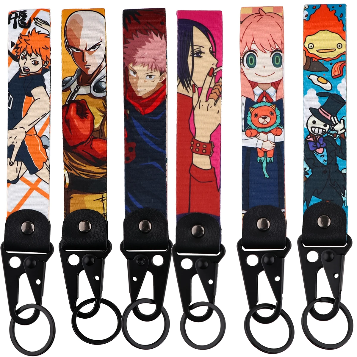 NANACoolAnimeChainsawManLanyardsKeychainEagleBeakKeyTagFor