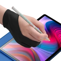 Drawing Glove Palm Rejection Two Finger Gloves for Apple IPad Capacitive Tablet Screen Artist Right/Left Hand Graphic Tablet 2